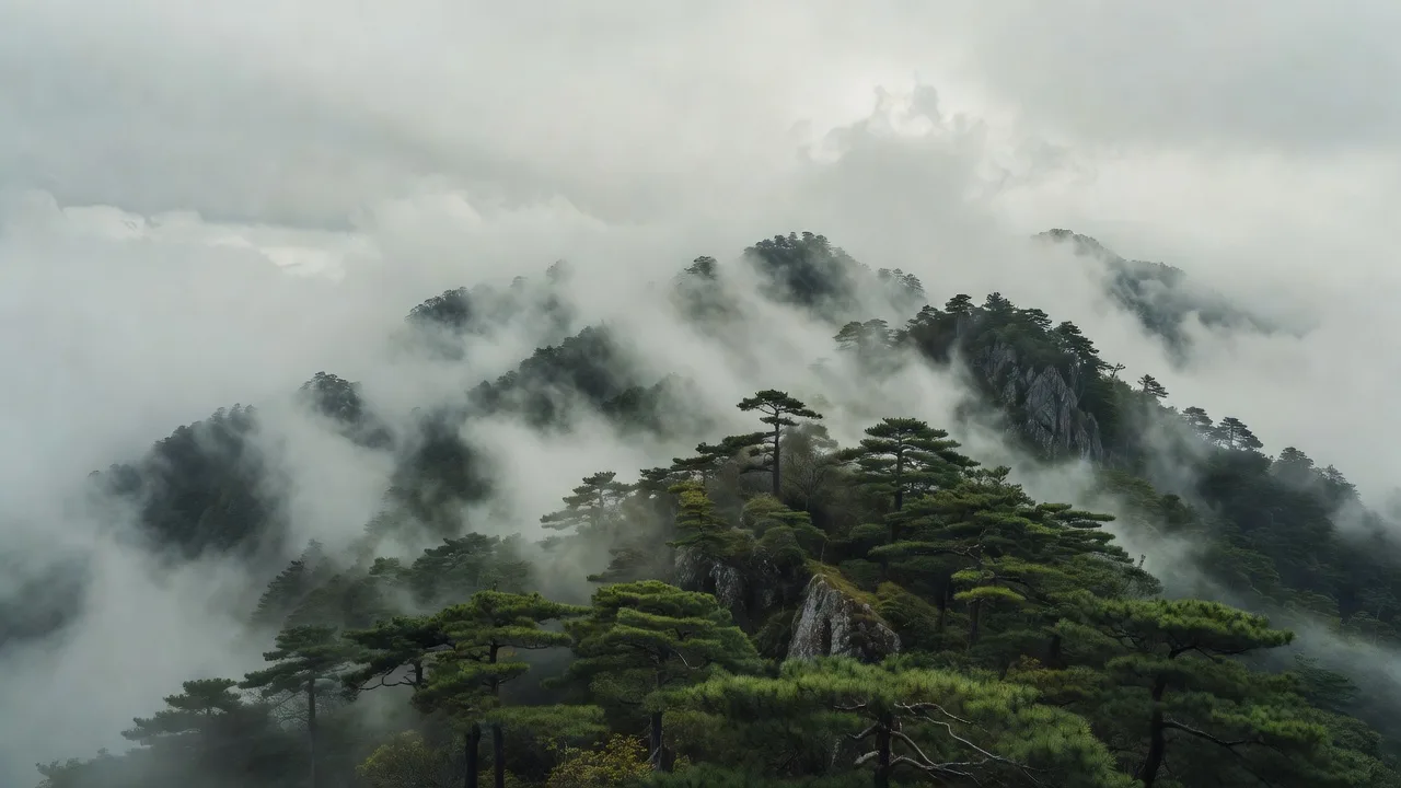 霧の稜線